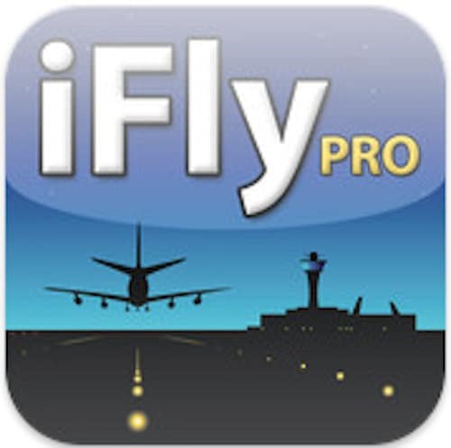 Logo of the iFly Pro app to help research and navigate airports when traveling