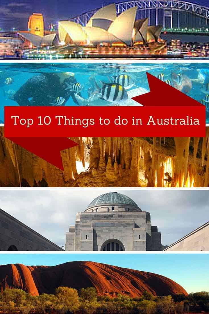Top 10 Things to do in Australia