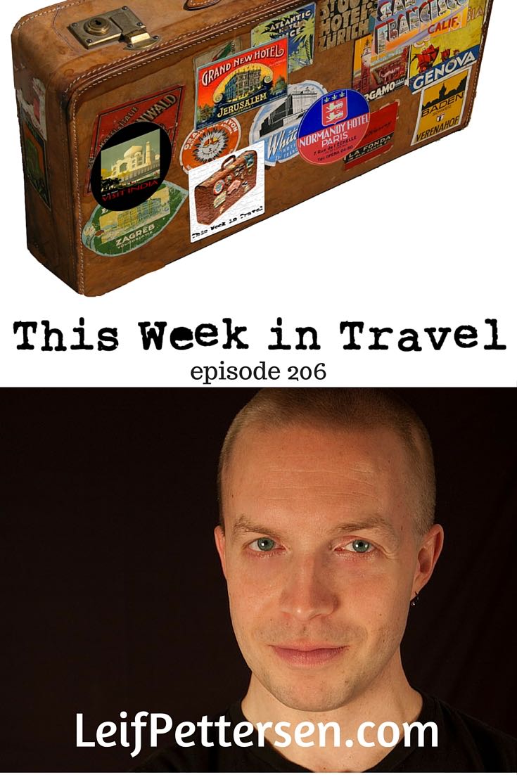 This Week in Travel - Travel News Podcast. Regular hosts Gary Arndt, Jen Leo and Chris Christensen are joined by this week's guest: Leif Pettersen