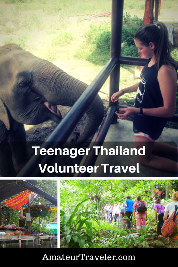 Teenager Thailand Volunteer Traveler Adventure | teenage volunteering abroad | teenage volunteer summer programs | thailand volunteer programs elephant