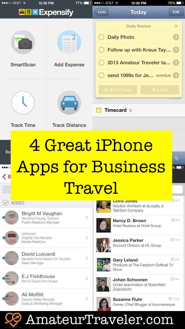4 Great iPhone Apps for Business Travel