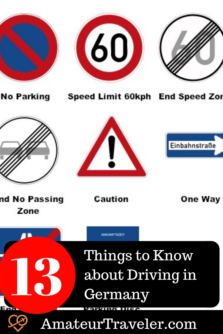 Driving in Germany as a Tourist - 13 Things to Know | International Driving Permit | German Road Signs | German speed limits