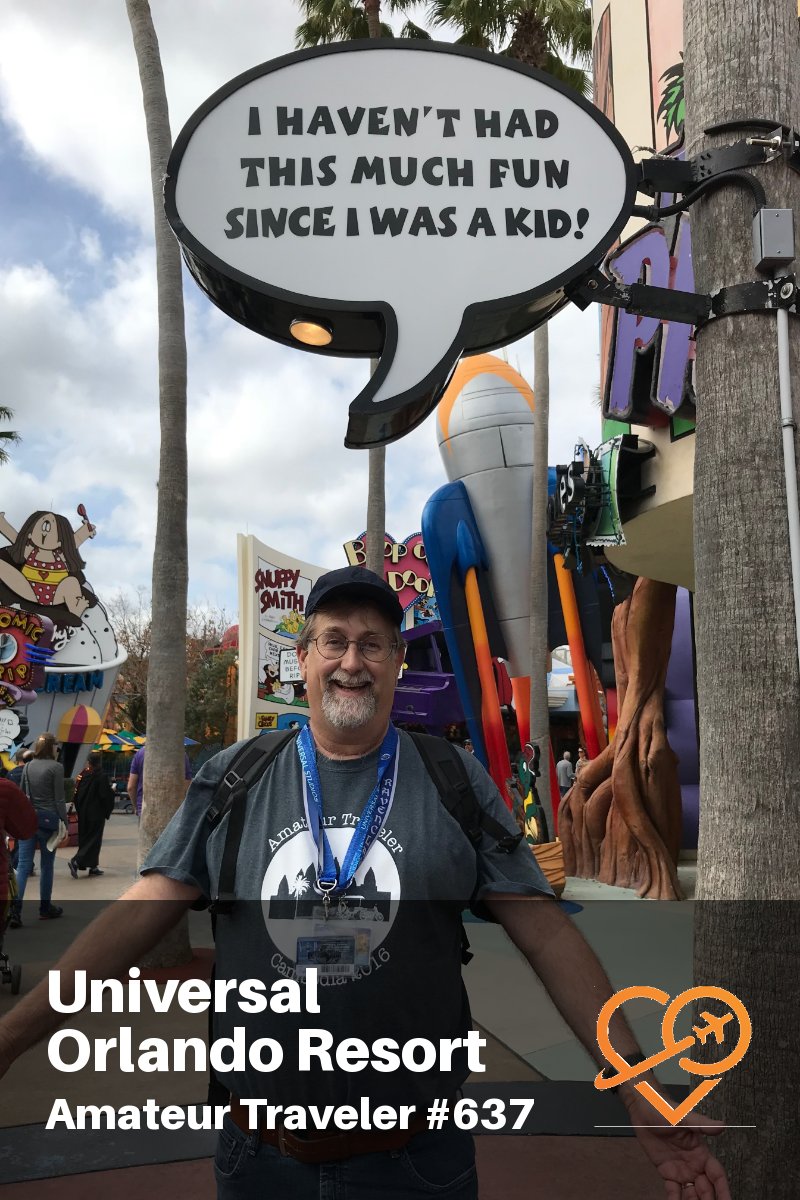 Visiting Universal Orlando Resort in Florida (Travel Podcast) | The Wizarding World of Harry Potter | Universal Studios Florida | Universal's Islands of Adventure | Volcano Bay