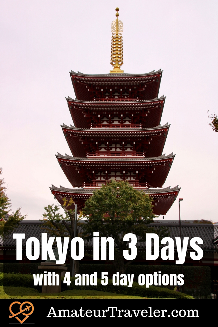 Tokyo Itinerary 3 Days | Tokyo Itinerary 5 Days | Tokyo Itinerary 5 Days | 3 days in Tokyo | 4 days in Tokyo | 5 days in Tokyo #travel #tokyo #japan