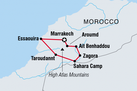 South Morocco Discovery itinerary
