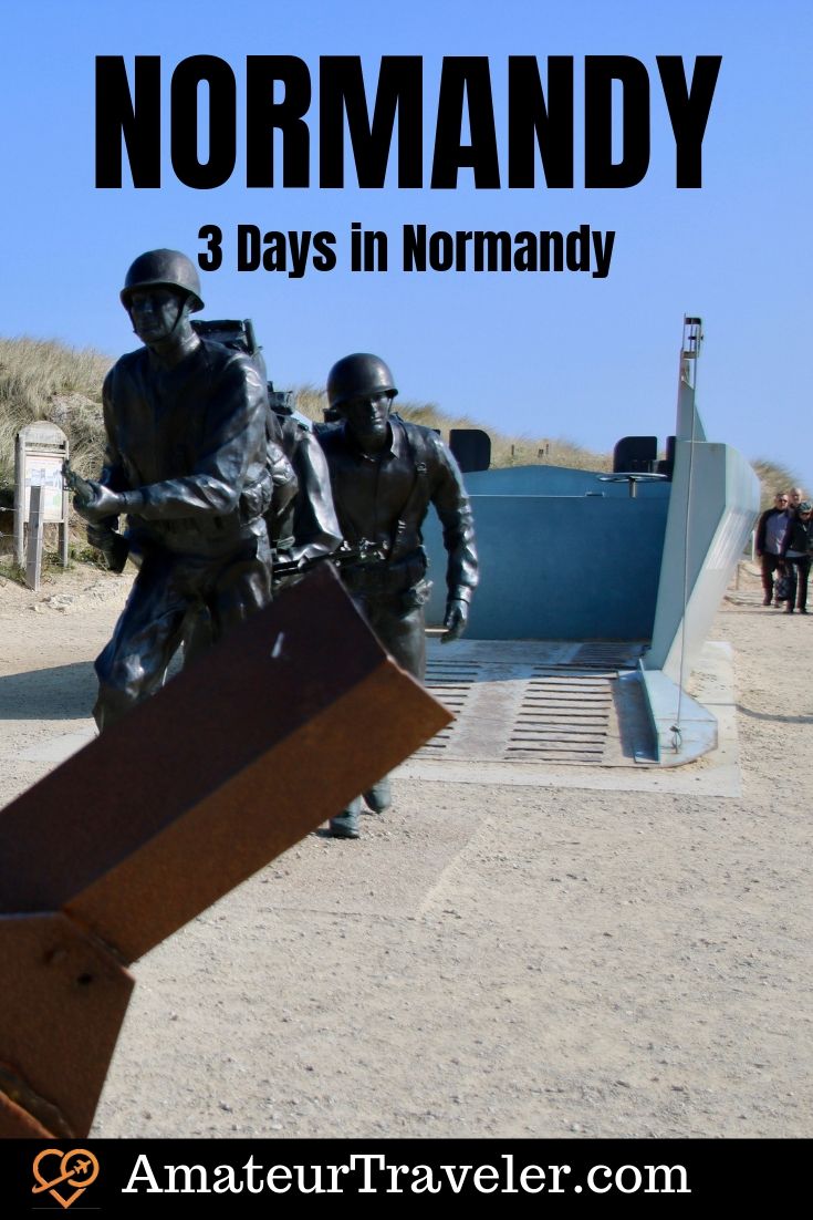 3 Day sin Normandy | What to Do in Normandy | What to See in Normandy #travel #trip #vacation #france #normandy #beaches #invasion #d-day #rouen #ww2 #landings #itinerary #battle #cemetary #map #history
