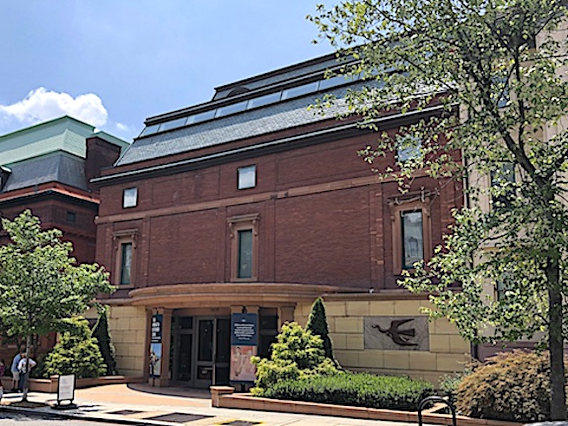 The main entrance to the Phillips Collection