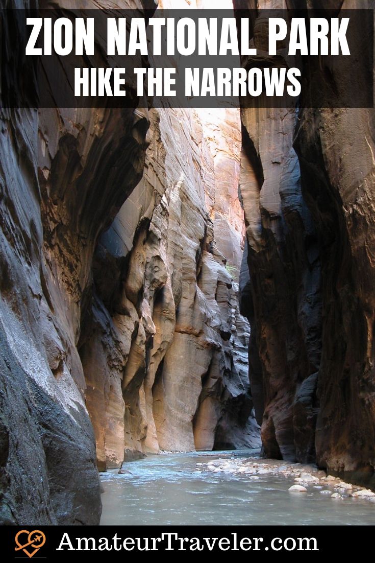 Narrows Hike Zion - Best Hike in Zion National Park | Utah #travel #trip #vacation #utah #zion #national-park #hike #the-narrows #zion-national-park