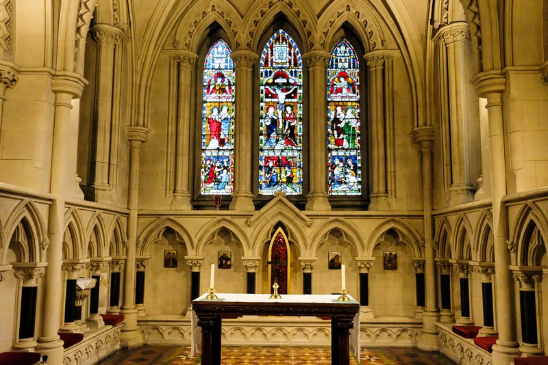 Christ Church Cathedral in Dublin Ireland Lady Chapel