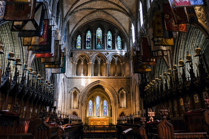 St Patrick's Cathedral in Dublin Ireland