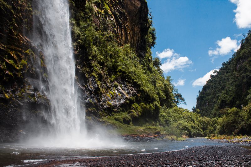 Condor Machay Waterfall - Ecuador