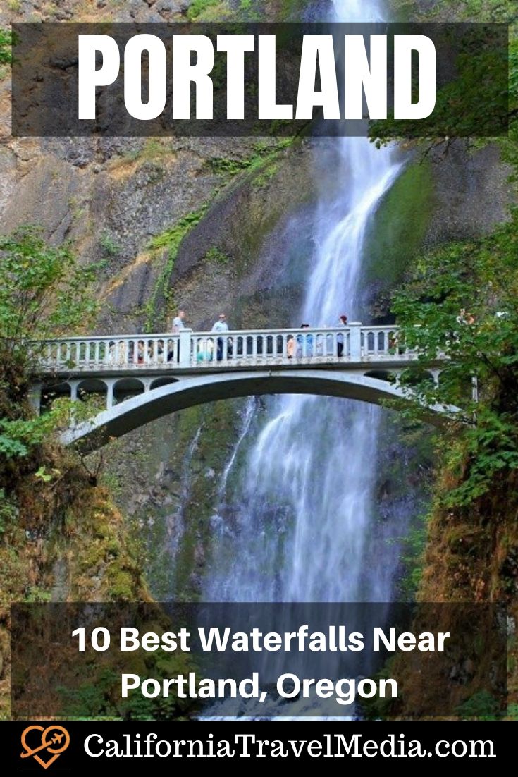 10 Best Waterfalls Near Portland, Oregon | What to do in Portland | Hikes near Portland #travel #trip #vacation #oregon #portland #waterfall #falls #multnomah #hikes