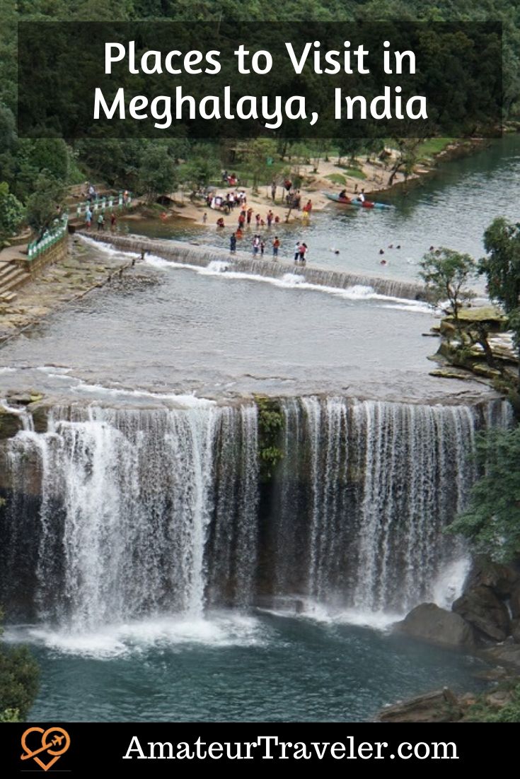 Places to Visit in Meghalaya, India | Things to see in Meghalaya, India | Tourism Sites in Meghalaya, India #travel #trip #vacation #india #Meghalaya #caves #waterfalls #dawki #shillong #living-root-bridge #things-to-do-in