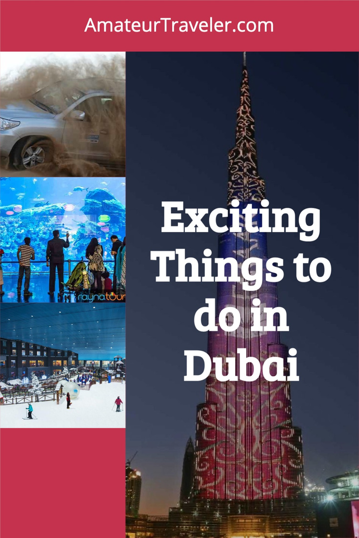 Exciting Things to do in Dubai | Adventure Travel in Dubai #travel #trip #vacation #dubai