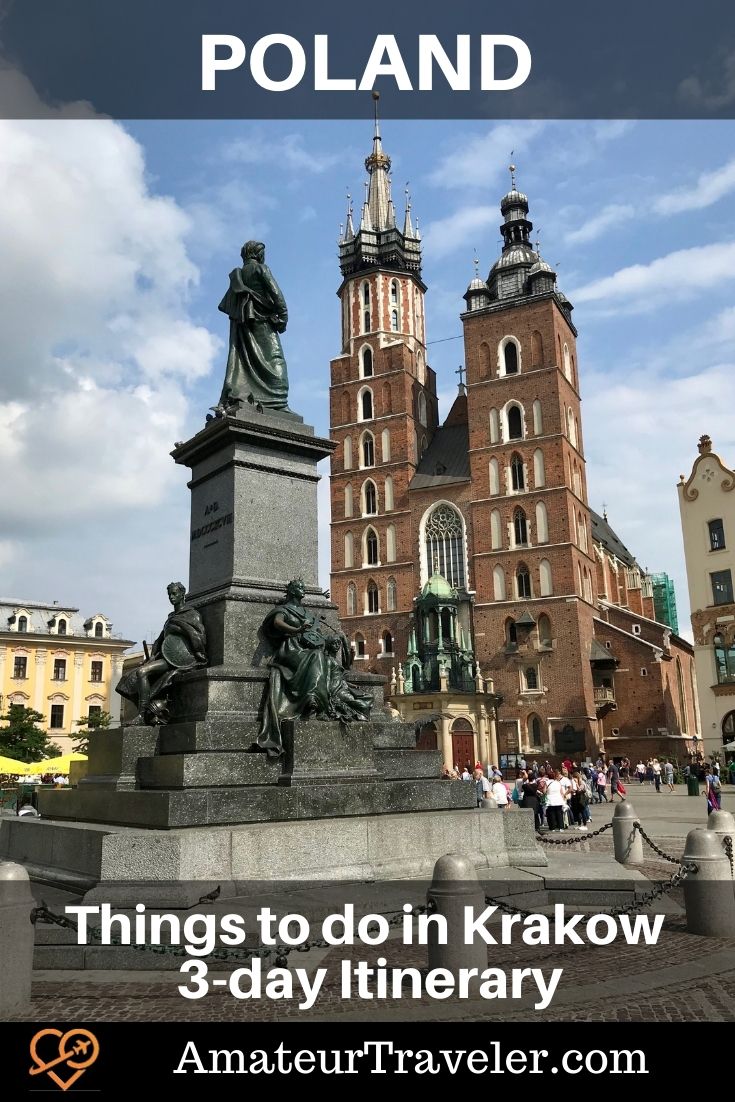 Things to do in Krakow Poland - 3-day Itinerary #poland #krakow #travel #trip #vacation #schindler #Wieliczka #Auschwitz