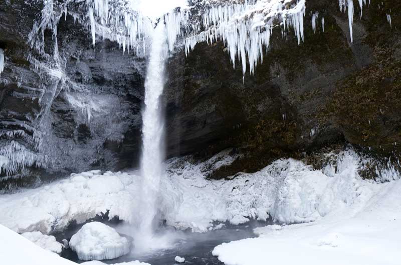 Kvernifoss Waterfall