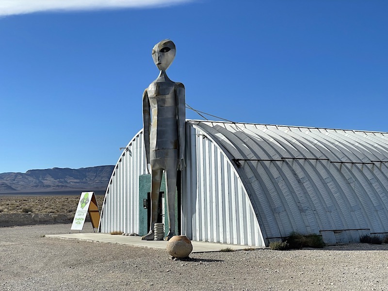 Alien Research Center near Alamo, Nevada