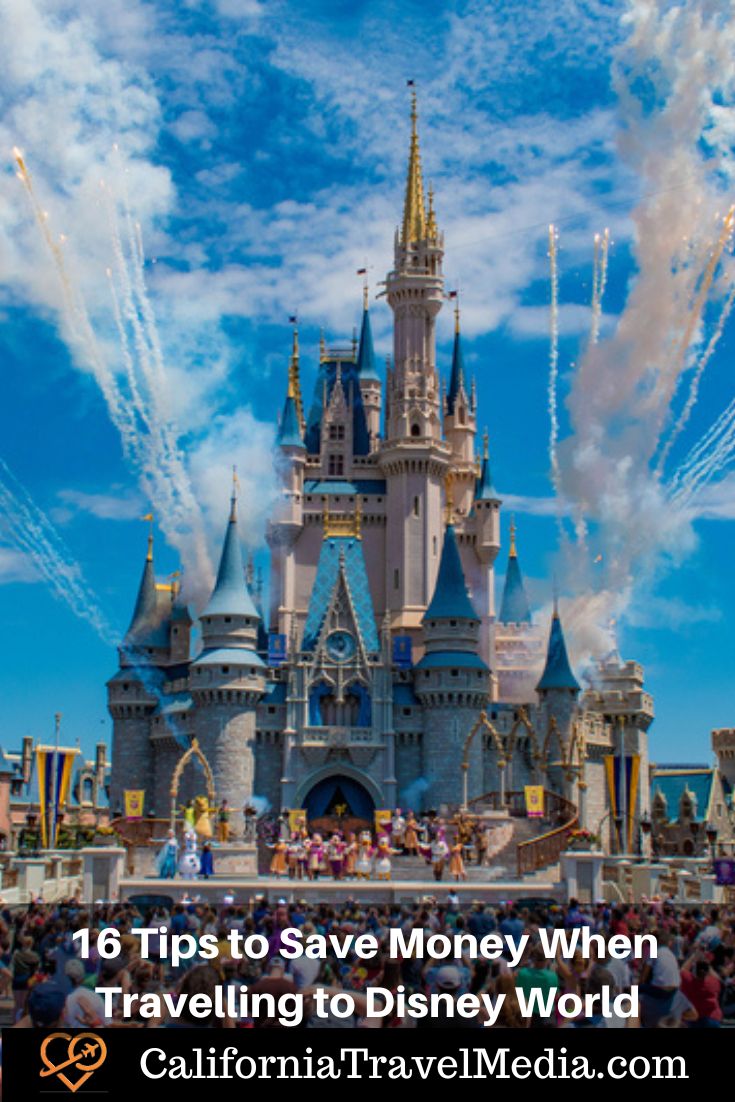 16 Tips to Save Money When Traveling To Disney World #disnet #wdw #florida #orlando #disneyworld #travel #holiday #trip #vacation