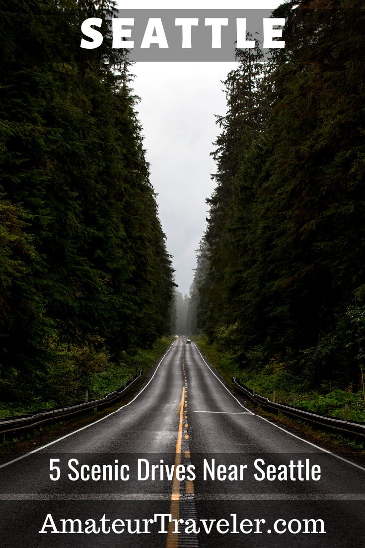 5 Scenic Drives Near Seattle #seattle #washington #vancouver #british-columbia #olympic #national-park #mt-ranier