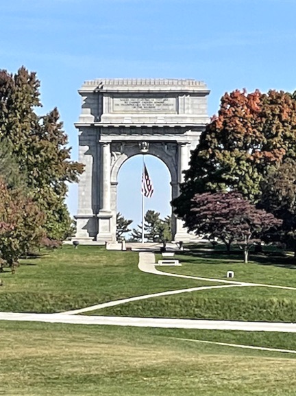 The United States National Memorial Arch in Valley Forge National Historical Park 