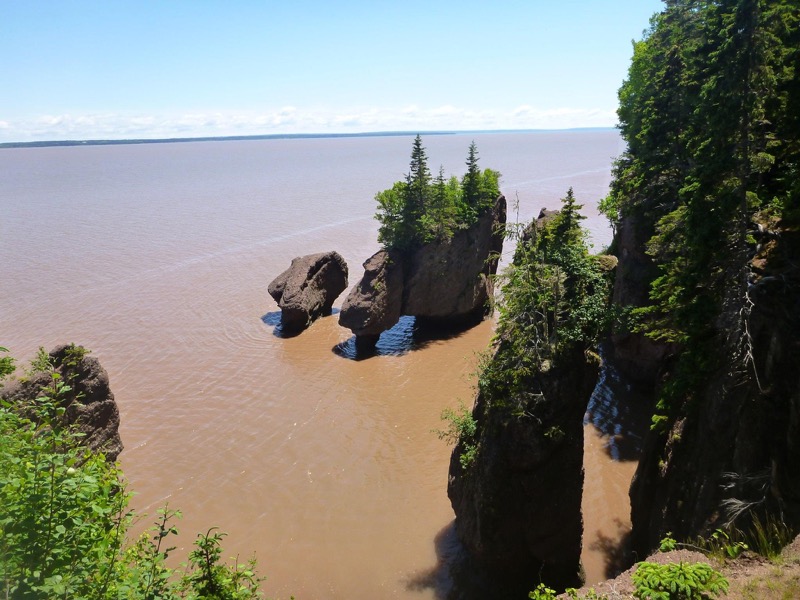 Hopewell Rocks on the Bay of Fundy - New Brunswick