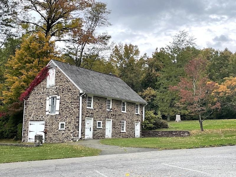 The stone barn by the Johnson Ferry House in New Jersey’s Washington Crossing State Park