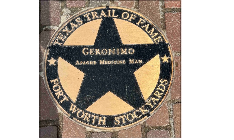 Geronimo on Texas Trail of Fame