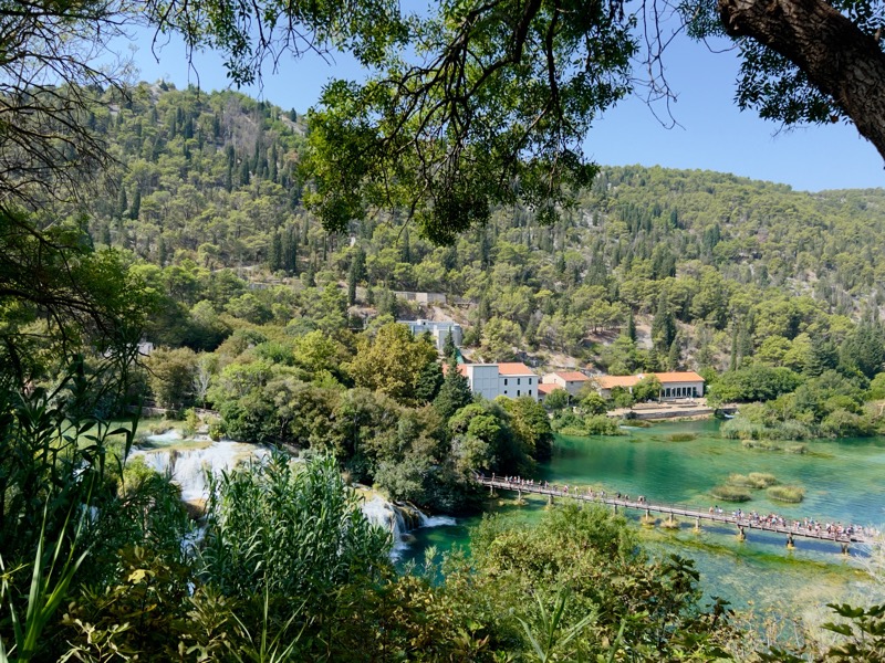 Krka National Park view from the top