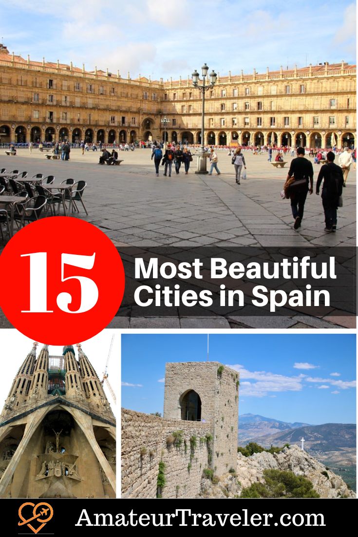 15 Most Beautiful Cities in Spain | Places in Spain #travel #spain #madrid #barcelona #toledo #segovia #seville #travel #vacation #trip #holiday