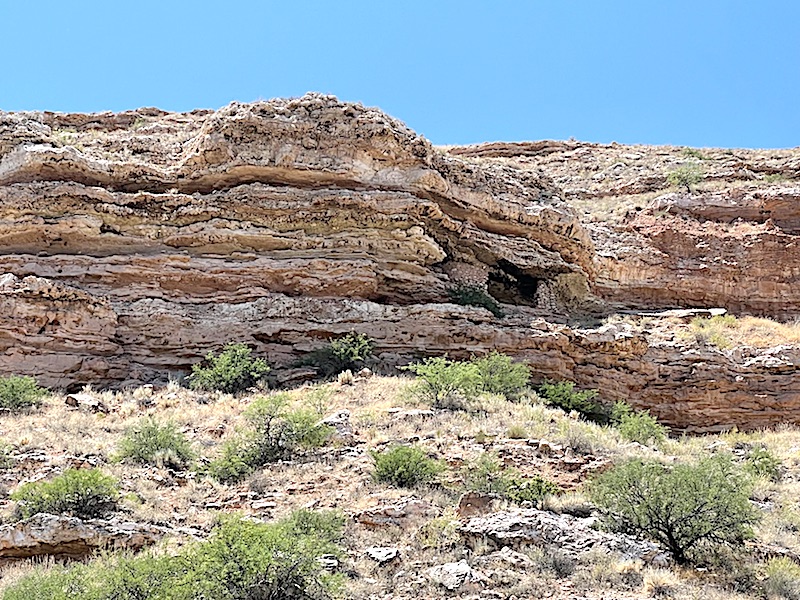 An ancient cliff dwelling of the native Sinagua people