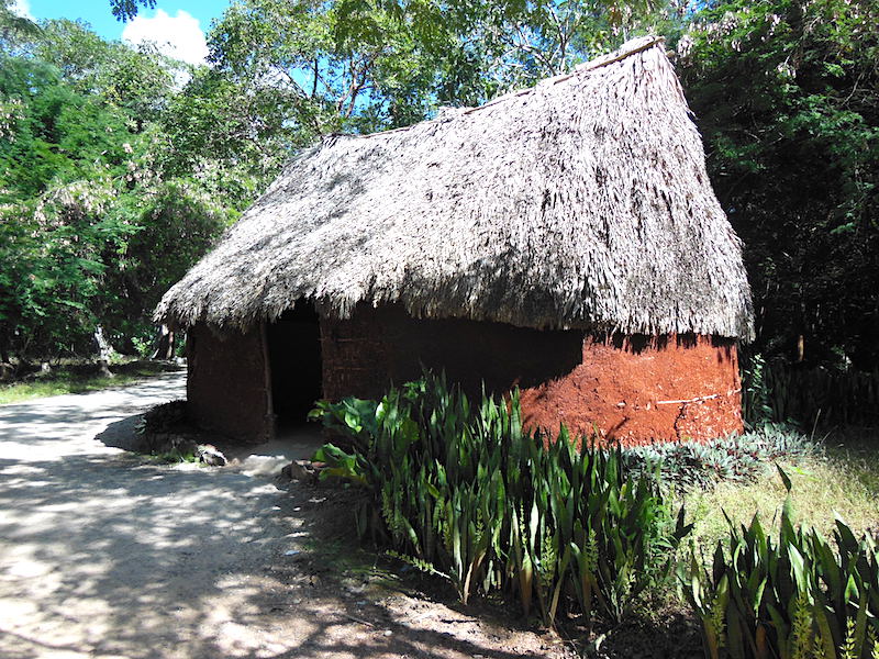 A reconstruction of a domestic dwelling at Chichen Itza