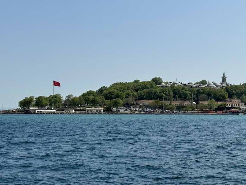 The entrance to the Golden Horn with a view of Seraglio Point, the location of the Topkapi Palace