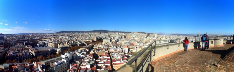 Views from the Octagonal tower of Santa Maria del Pi