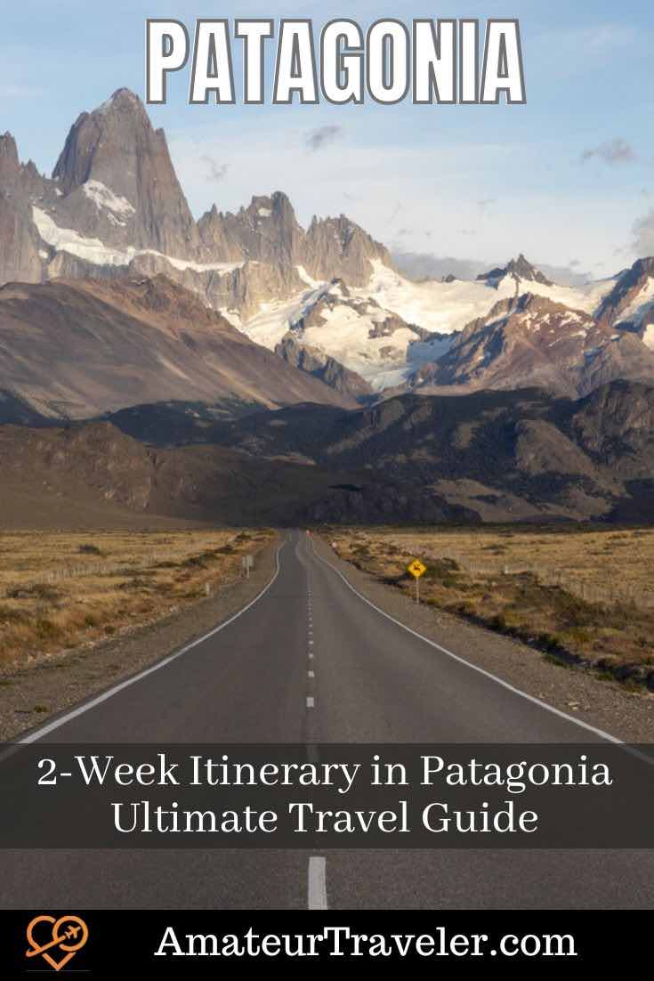 2-Week Itinerary in Patagonia: Ultimate Travel Guide The Patagonia region in southern Chile and Argentina offers stunning natural landscapes with national parks, mountains, glaciers, and lakes, making it ideal for a two-week road trip. #chile #argentina #southamerica #roadtrip #travel #vacation #trip #holiday