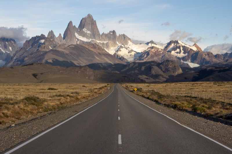 Fitz Roy in Patagonia, on the road to El Chaltén