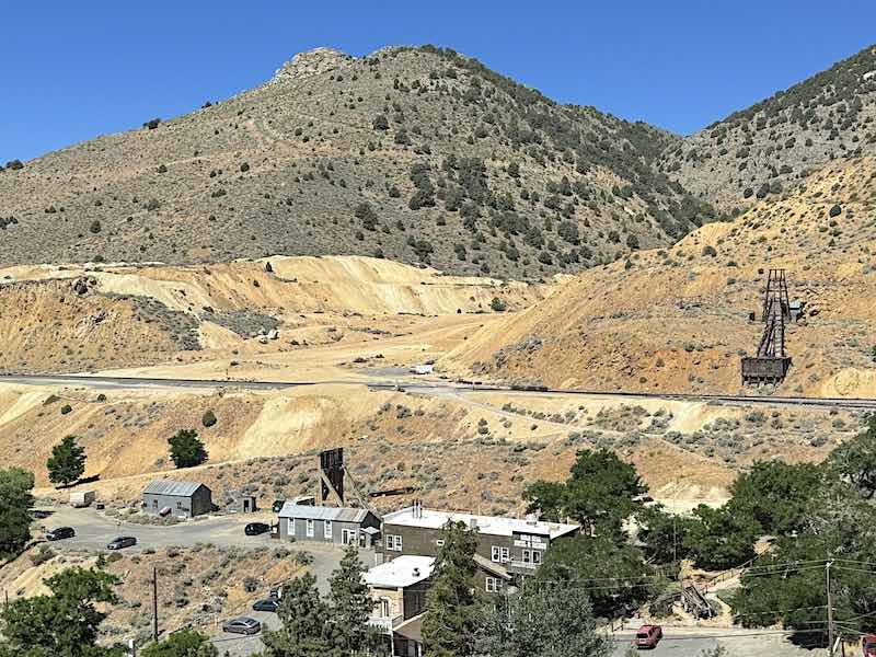 The Yellow Jacket mine in Gold Hill, Nevada