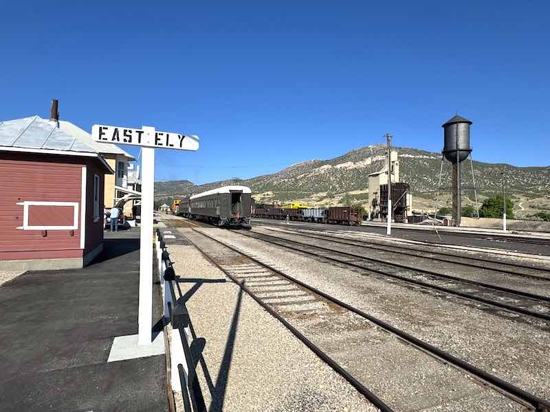 The Northern Nevada Railroad Museum complex in East Ely, Nevada