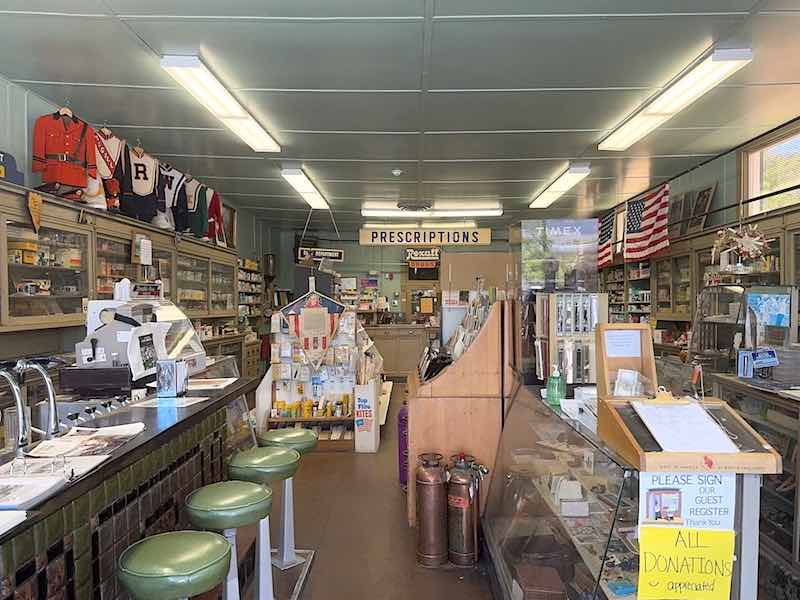 The McGill Drugstore Museum in the neighboring city of McGill, Nevada