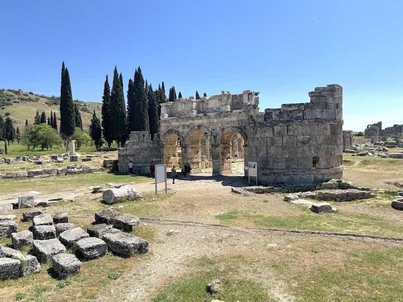 The Frontius Gate at leading into the western side of Hierapolis