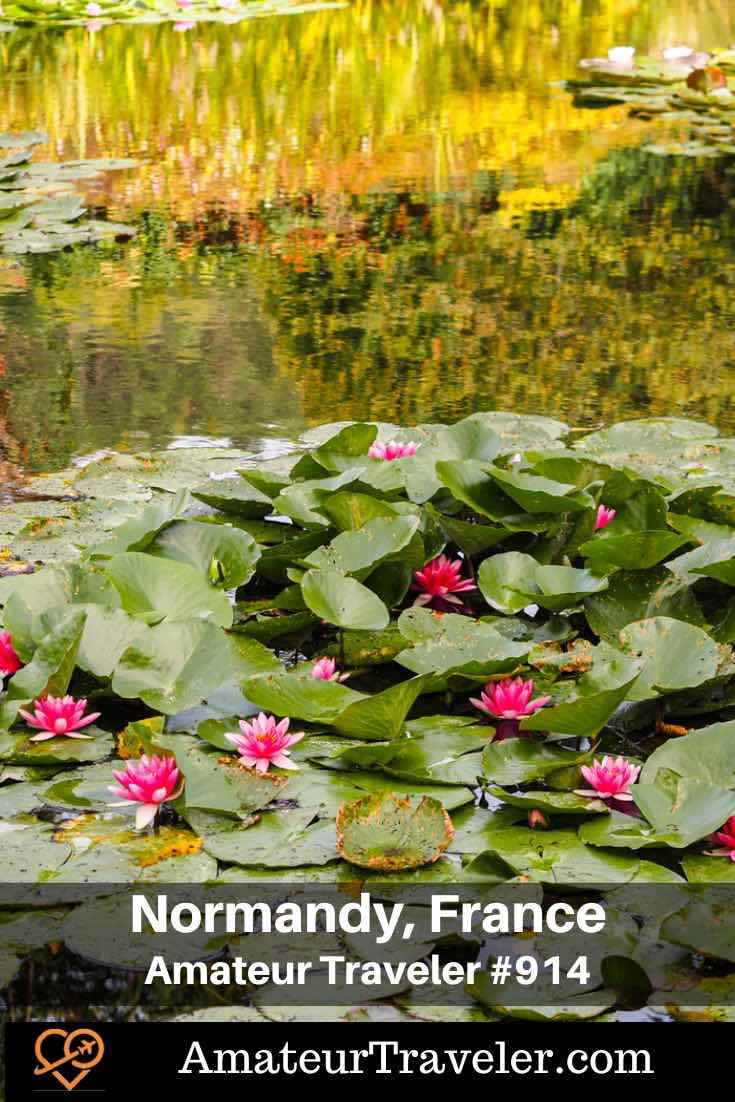 Travel to Normandy, France - a seven-day Normandy itinerary includes visits to Giverny, Rouen, Étretat, Honfleur, Deauville, the Cider Route, the D-Day beaches, Bayeux, Mont-Saint-Michel, and the Norman countryside, offering a mix of history, culture, and gastronomy. #france #normandy #itinerary #travel #vacation #trip #holiday