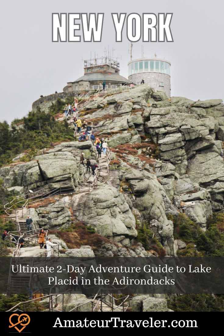 Ultimate 2-Day Adventure Guide to Lake Placid in the Adirondacks #newyork #hiking #Adirondacks #mountains #lakeplacid #travel #vacation #trip #holiday