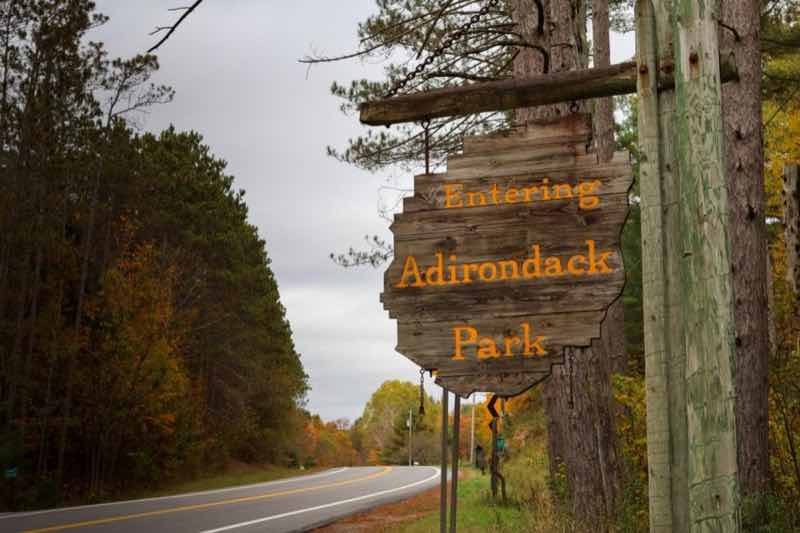 Adirondacks Park Sign