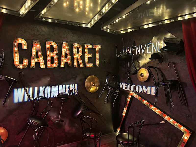 A tribute to the many versions of the musical Cabaret on Broadway