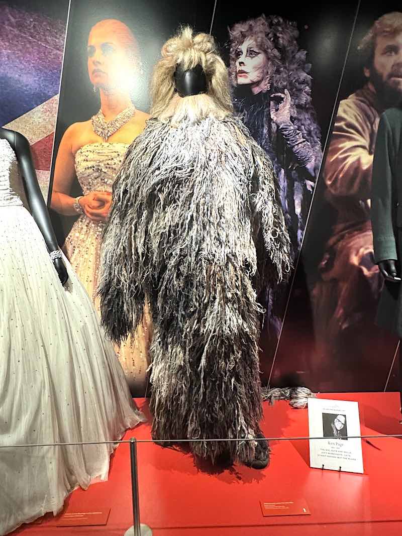 The costume of Old Deuteronomy worn by Ken Page in the Andrew Lloyd Weber musical Cats